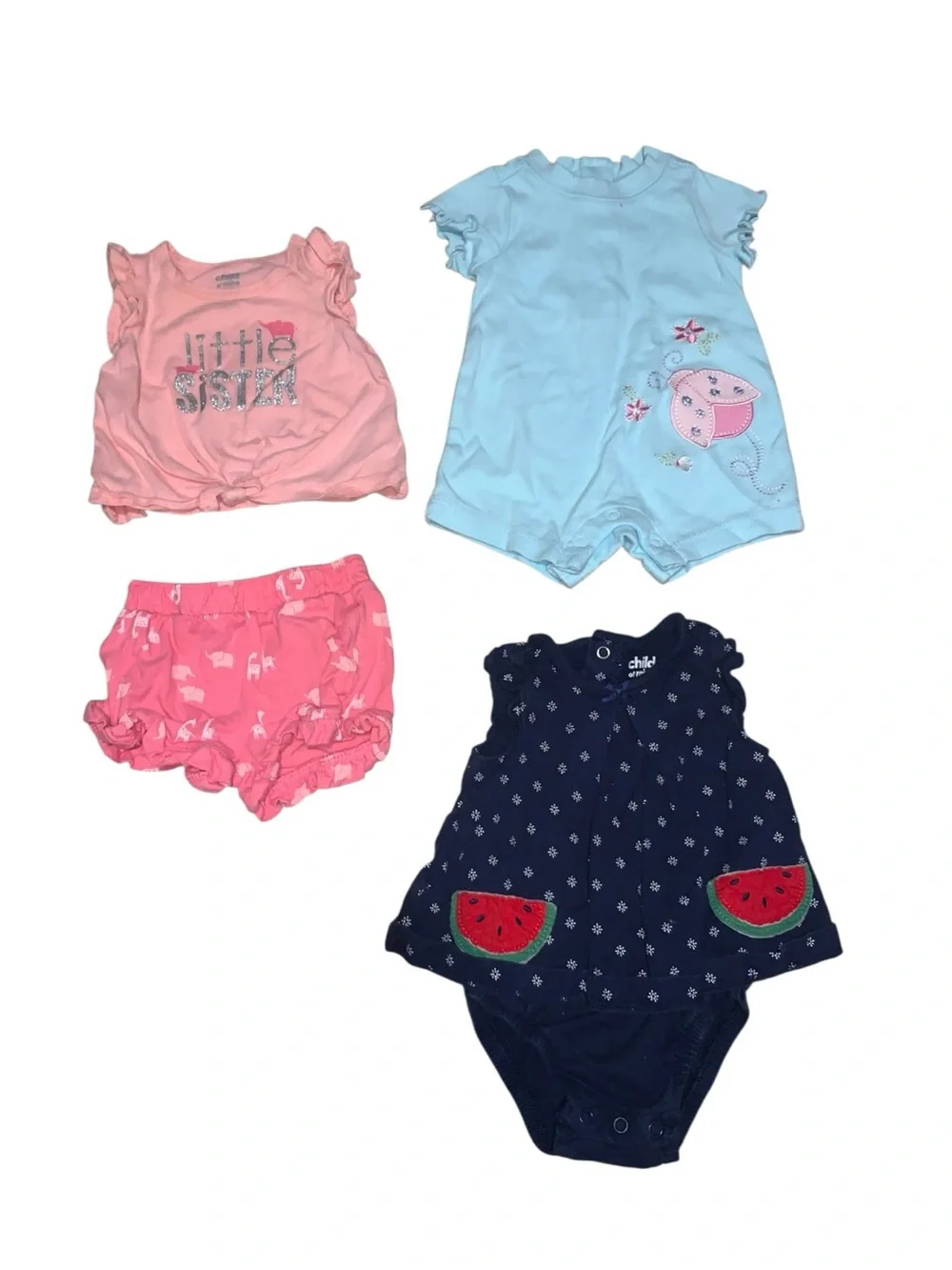 0-3 months Summer Clothing Bundle of 11 Pieces